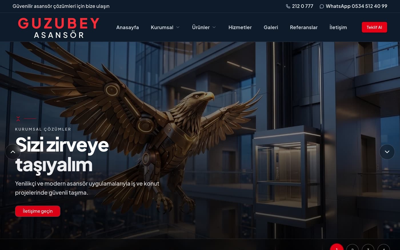 Tokat web site — Guzubey Asansör referans projesi önizlemesi — Asansör & Dikey Ulaşım Tokat web site — Guzubey Asansör referans projesi önizlemesi — Asansör & Dikey Ulaşım