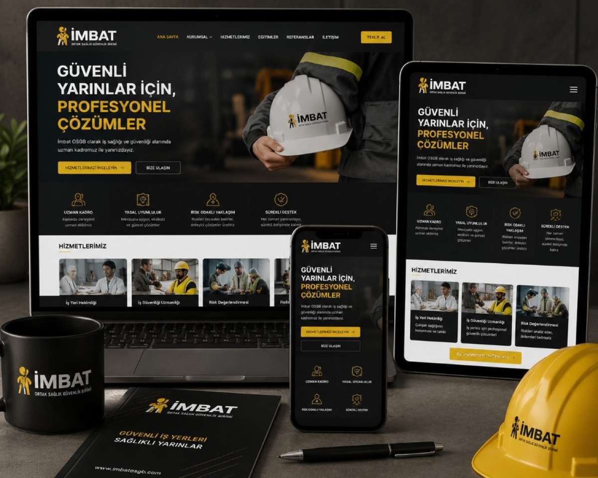 Tokat kurumsal web sitesi — OSGB / hizmet sektörü örneği