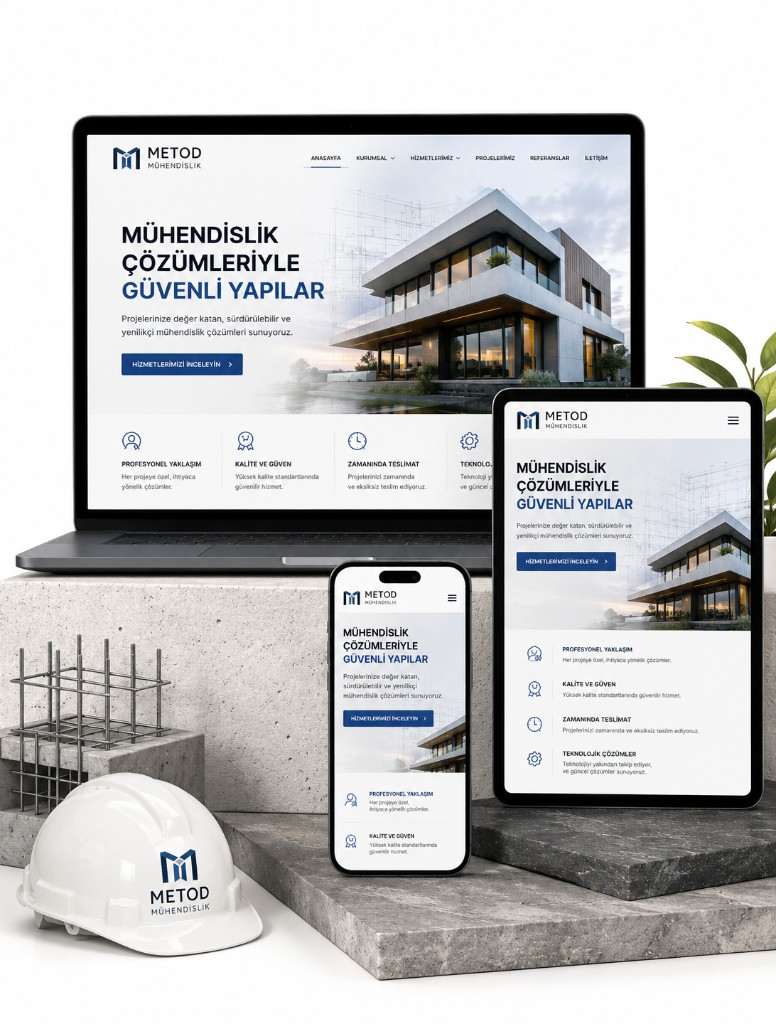 İzmir B2B / sanayi kurumsal web tasarımı örneği