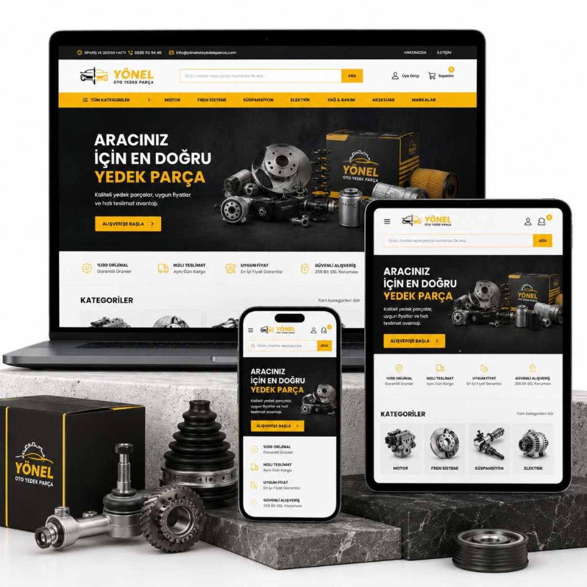 Tokat web sitesi fiyat rehberi — katalog / kurumsal site örneği