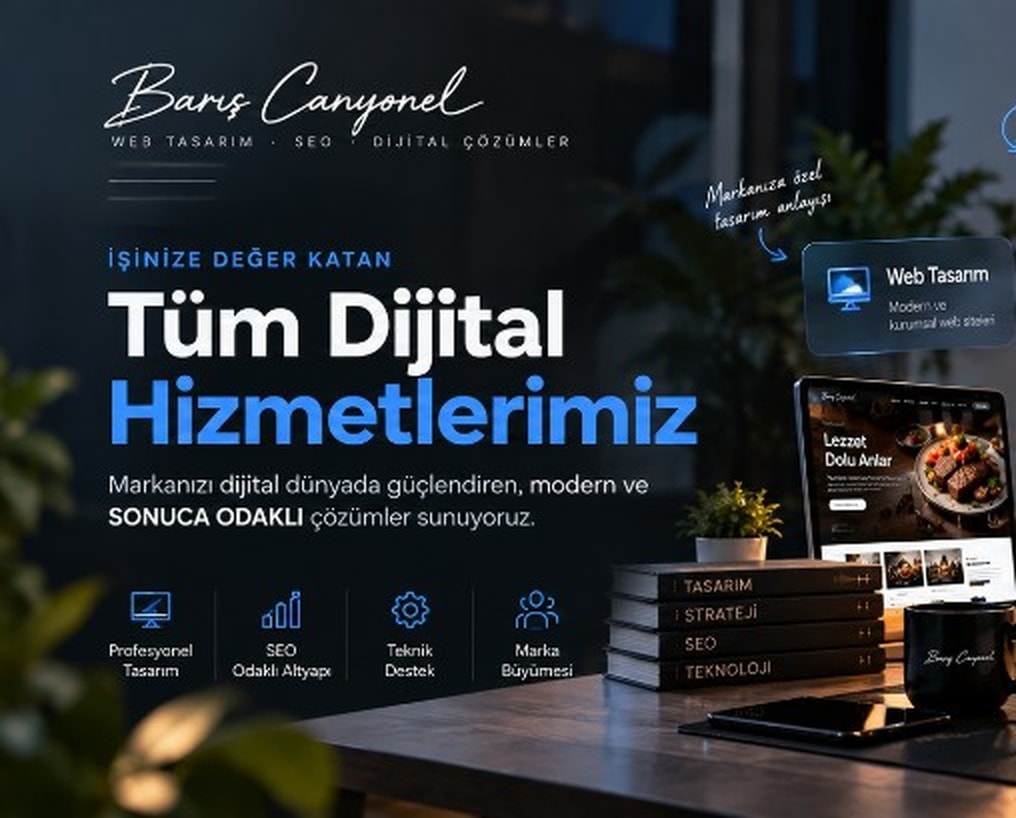 BCY Dijital tüm dijital hizmetlerimiz: web tasarım, SEO, e-ticaret, dijital pazarlama ve teknik destek — markanızı dijitalde büyüten, sonuç odaklı çözümler