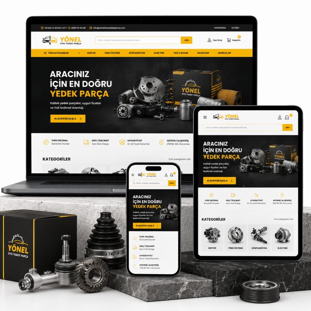 Tokat web sitesi fiyat rehberi — katalog / kurumsal site örneği